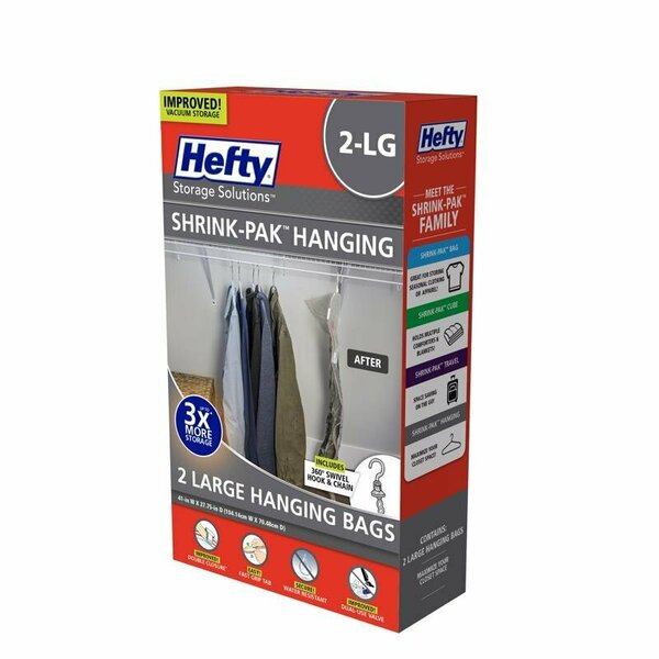 Hefty Shrink-Pak Clear Vacuum Cube Storage Bags, 3PK HFTPDQ70834633